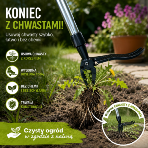 ChwastoŁapa - Wyrywacz chwastów z korzeniami