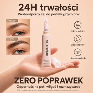 Shaqinuo - Bezbarwny Żel Do Stylizacji Brwi (1+1 GRATIS)